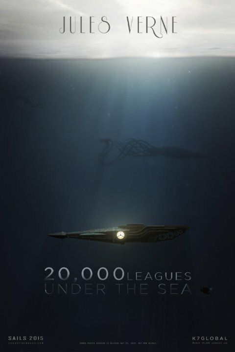 20000 лье под водой постер